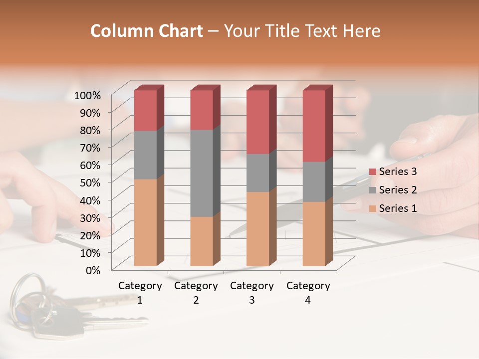 A Group Of People Sitting At A Table With A Pen And Paper PowerPoint Template