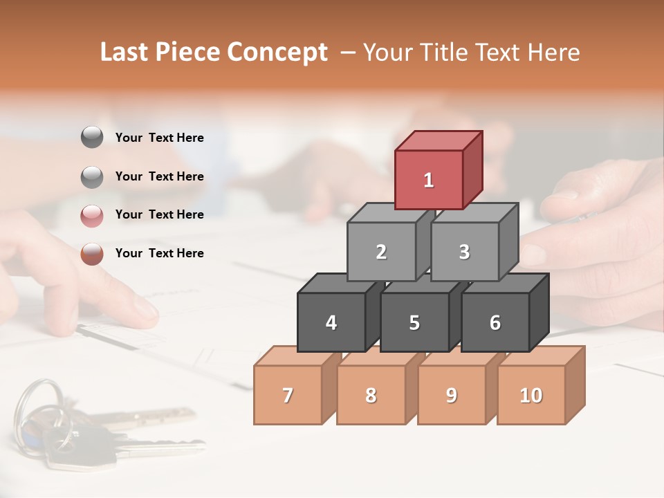 A Group Of People Sitting At A Table With A Pen And Paper PowerPoint Template