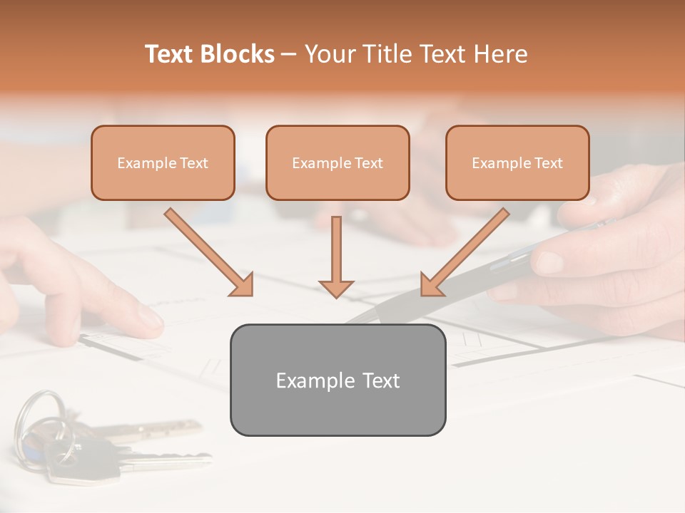 A Group Of People Sitting At A Table With A Pen And Paper PowerPoint Template