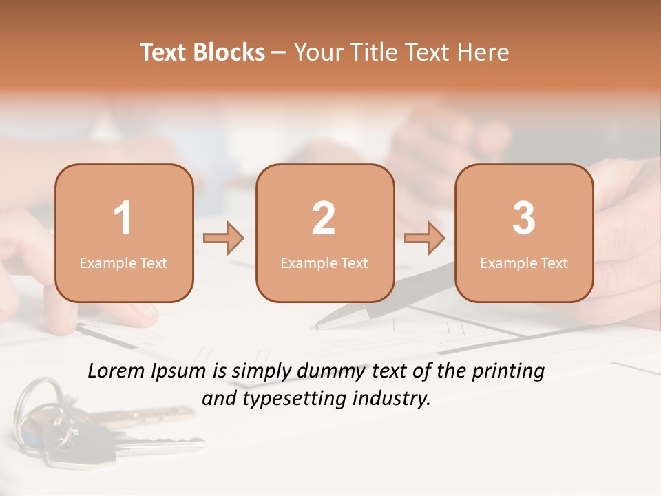 A Group Of People Sitting At A Table With A Pen And Paper PowerPoint Template