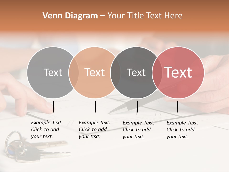 A Group Of People Sitting At A Table With A Pen And Paper PowerPoint Template