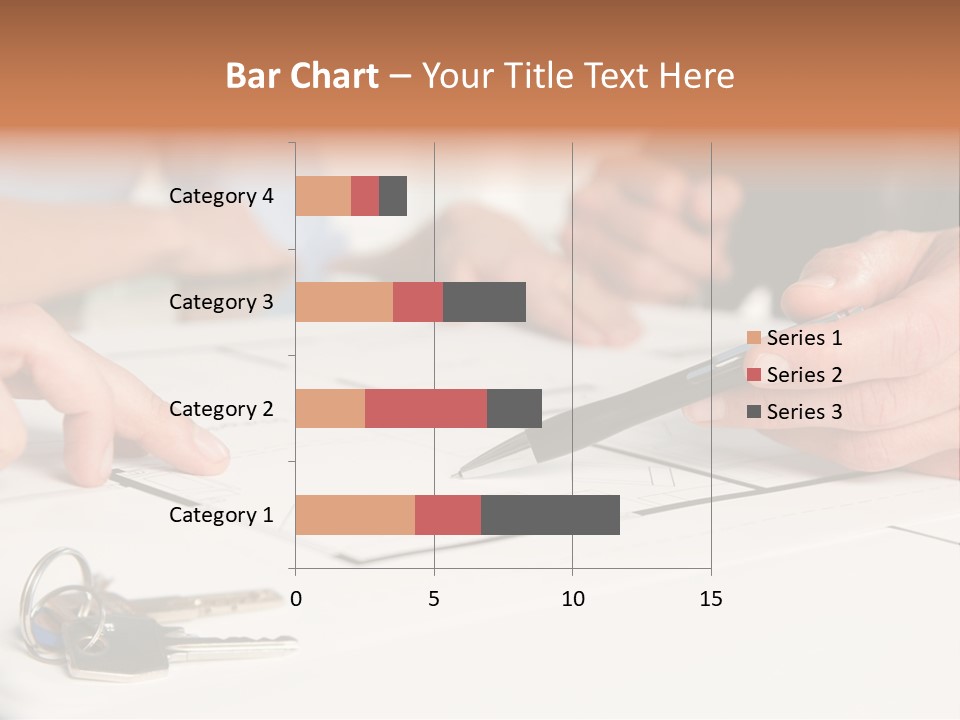 A Group Of People Sitting At A Table With A Pen And Paper PowerPoint Template