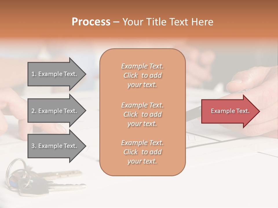 A Group Of People Sitting At A Table With A Pen And Paper PowerPoint Template