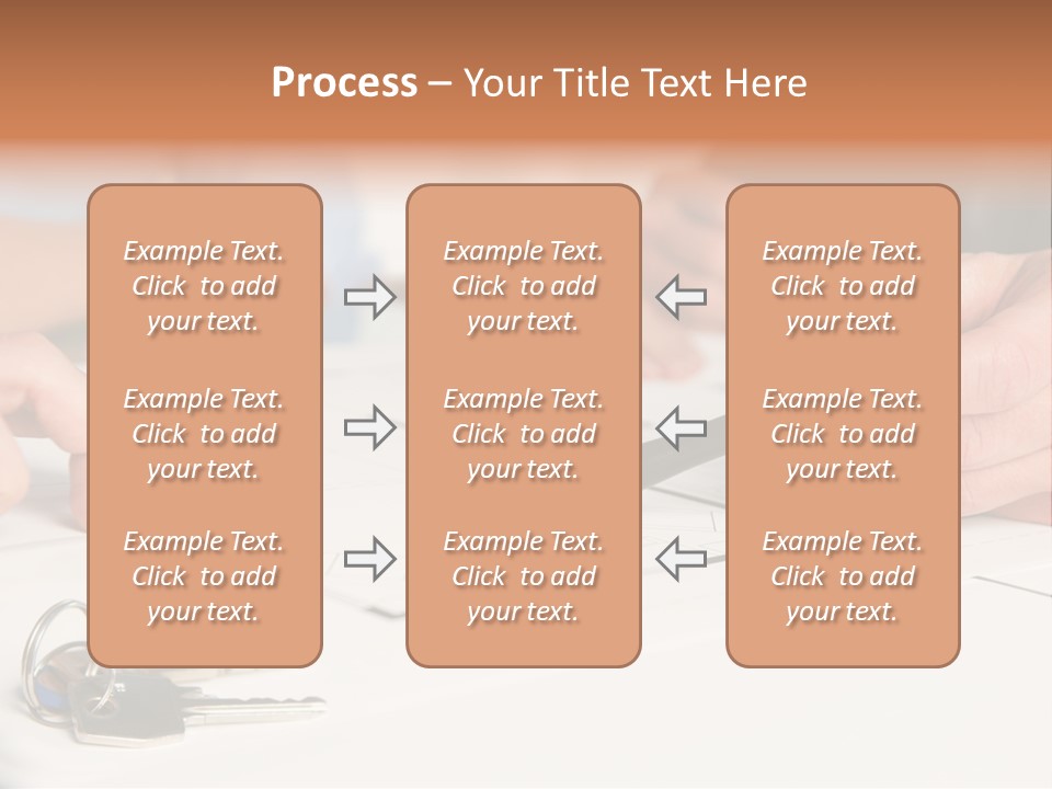 A Group Of People Sitting At A Table With A Pen And Paper PowerPoint Template