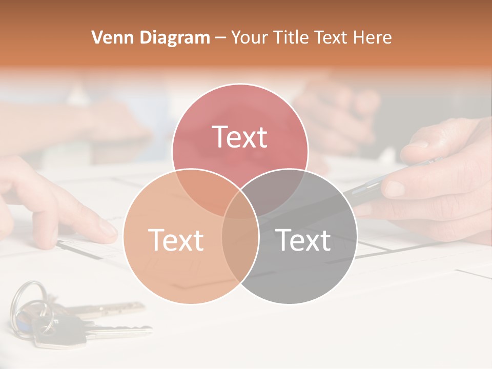 A Group Of People Sitting At A Table With A Pen And Paper PowerPoint Template
