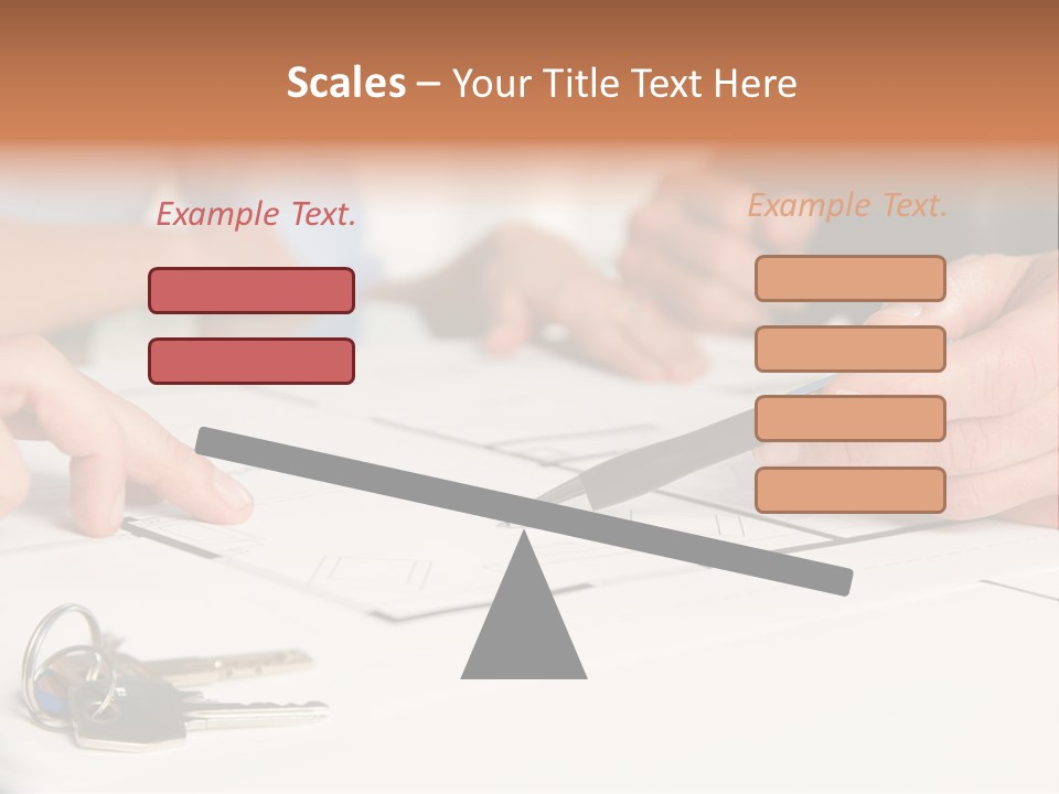 A Group Of People Sitting At A Table With A Pen And Paper PowerPoint Template