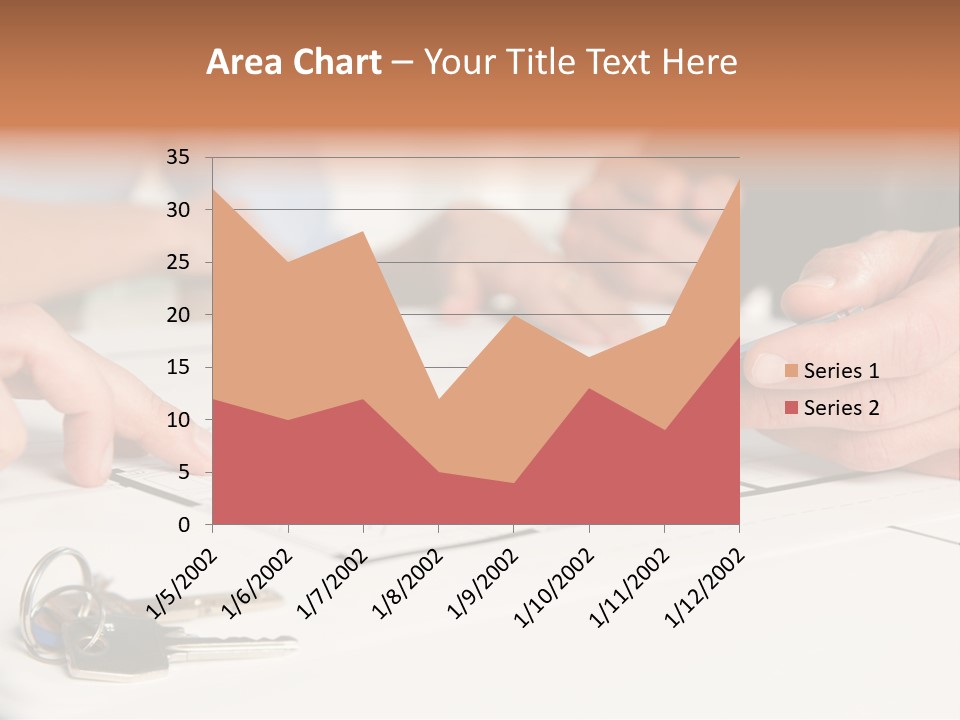 A Group Of People Sitting At A Table With A Pen And Paper PowerPoint Template