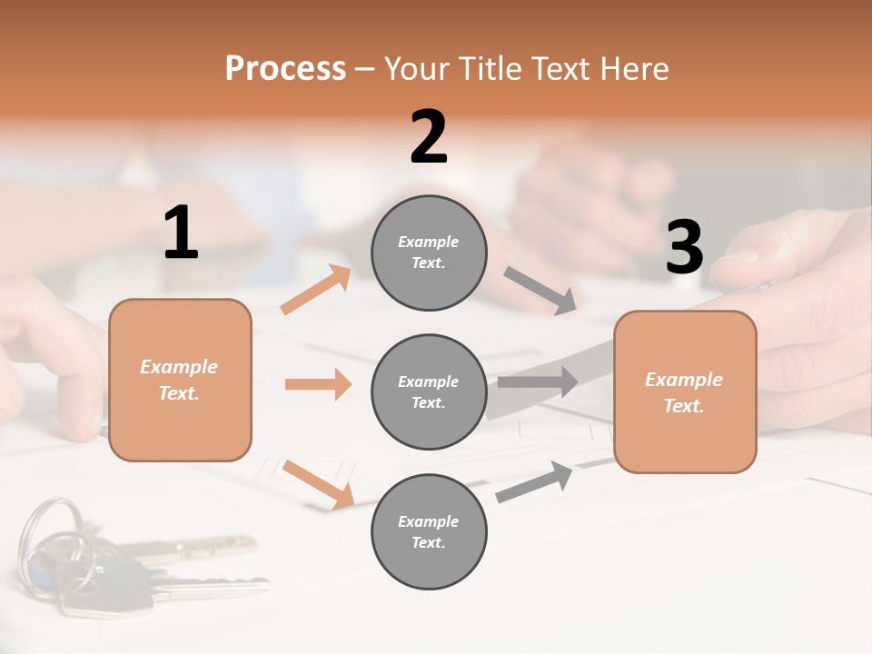 A Group Of People Sitting At A Table With A Pen And Paper PowerPoint Template