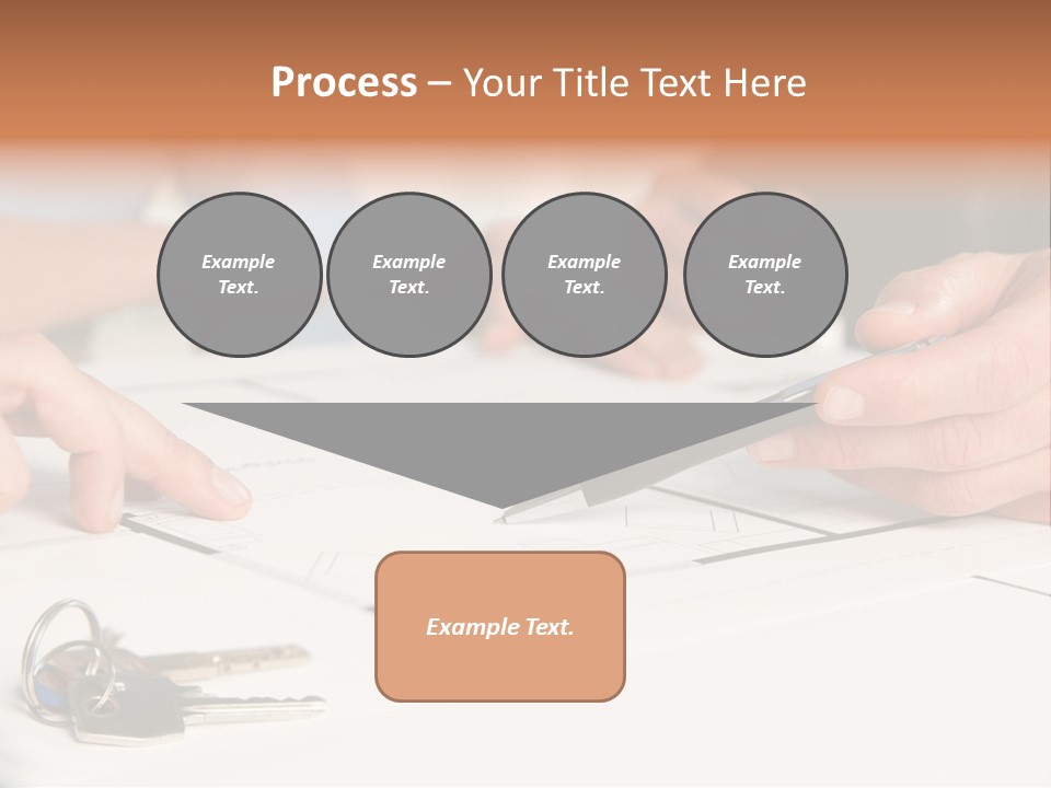 A Group Of People Sitting At A Table With A Pen And Paper PowerPoint Template
