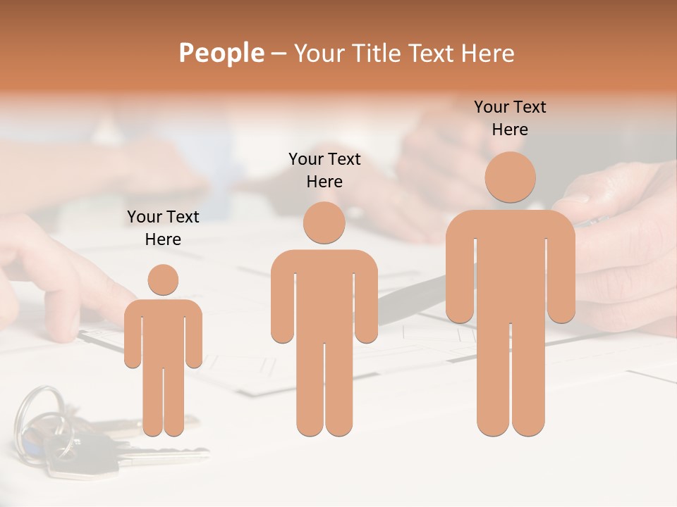 A Group Of People Sitting At A Table With A Pen And Paper PowerPoint Template