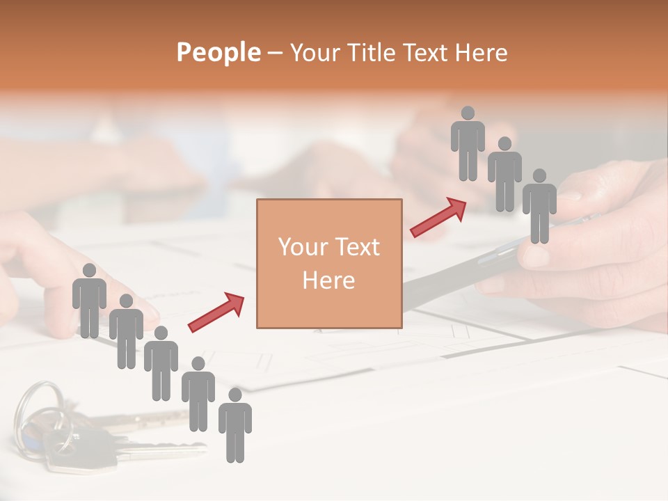 A Group Of People Sitting At A Table With A Pen And Paper PowerPoint Template