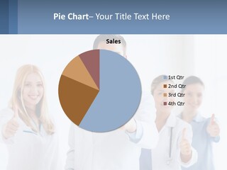 A Group Of Doctors Giving Thumbs Up PowerPoint Template