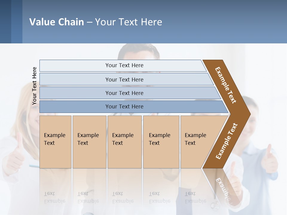 A Group Of Doctors Giving Thumbs Up PowerPoint Template