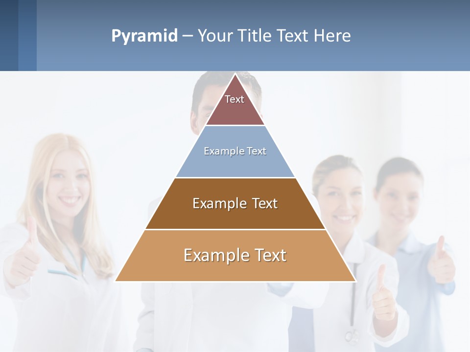 A Group Of Doctors Giving Thumbs Up PowerPoint Template