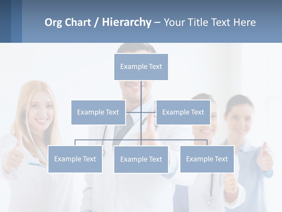 A Group Of Doctors Giving Thumbs Up PowerPoint Template
