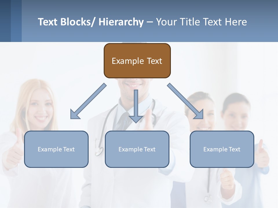 A Group Of Doctors Giving Thumbs Up PowerPoint Template