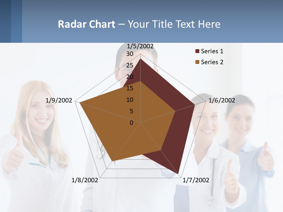 A Group Of Doctors Giving Thumbs Up PowerPoint Template