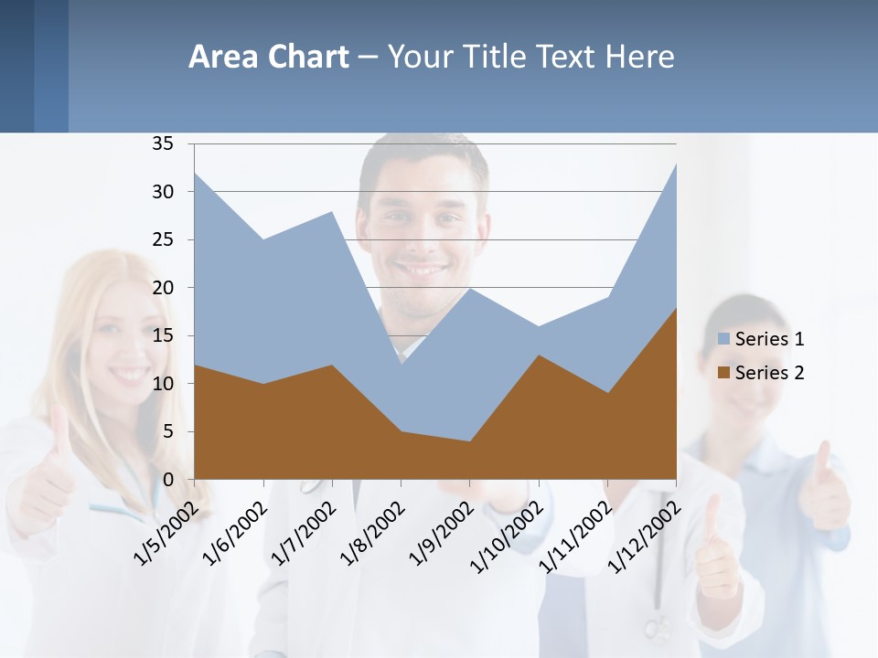 A Group Of Doctors Giving Thumbs Up PowerPoint Template