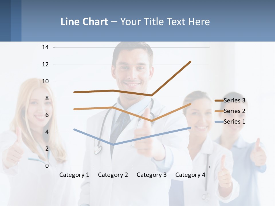 A Group Of Doctors Giving Thumbs Up PowerPoint Template