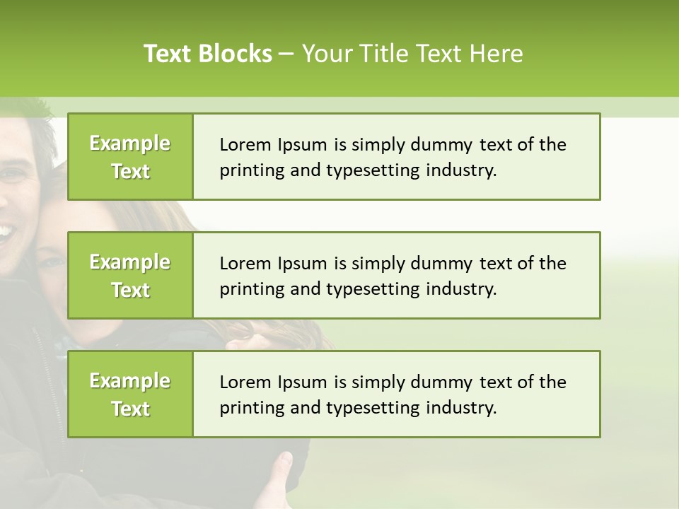 A Man And Woman Are Hugging In A Field PowerPoint Template
