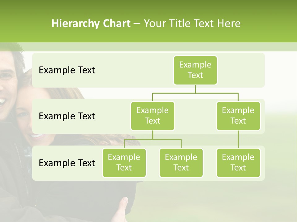 A Man And Woman Are Hugging In A Field PowerPoint Template