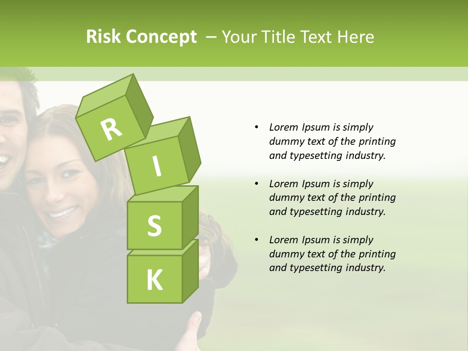 A Man And Woman Are Hugging In A Field PowerPoint Template