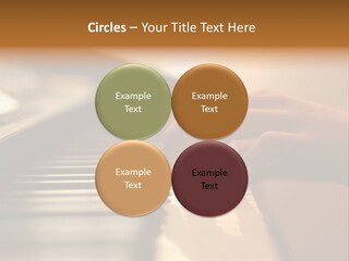 A Person Playing A Piano With Their Hands PowerPoint Template