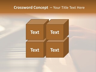 A Person Playing A Piano With Their Hands PowerPoint Template