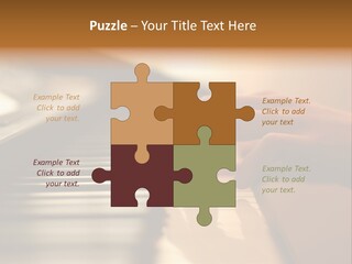 A Person Playing A Piano With Their Hands PowerPoint Template