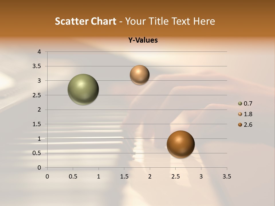 A Person Playing A Piano With Their Hands PowerPoint Template