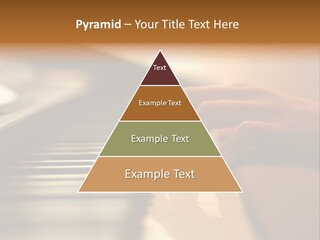 A Person Playing A Piano With Their Hands PowerPoint Template