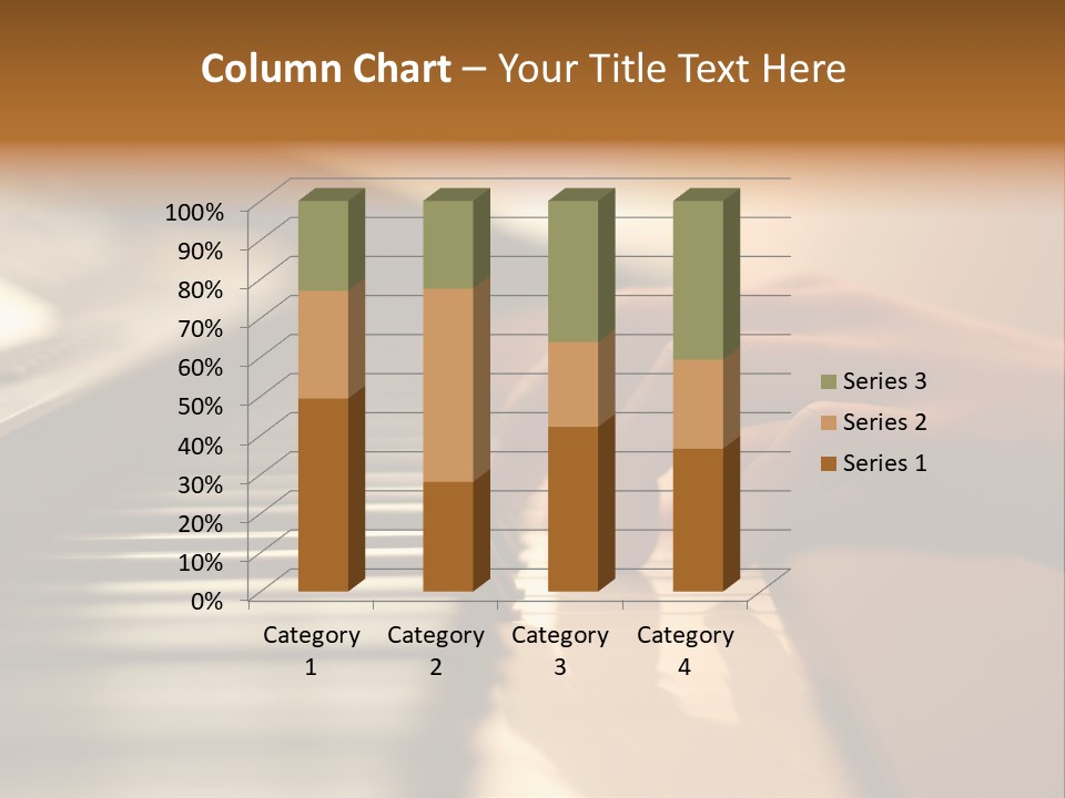 A Person Playing A Piano With Their Hands PowerPoint Template