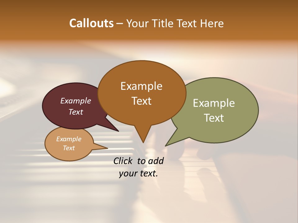 A Person Playing A Piano With Their Hands PowerPoint Template