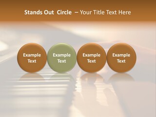 A Person Playing A Piano With Their Hands PowerPoint Template