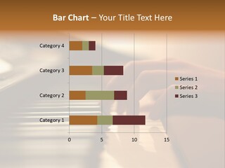A Person Playing A Piano With Their Hands PowerPoint Template