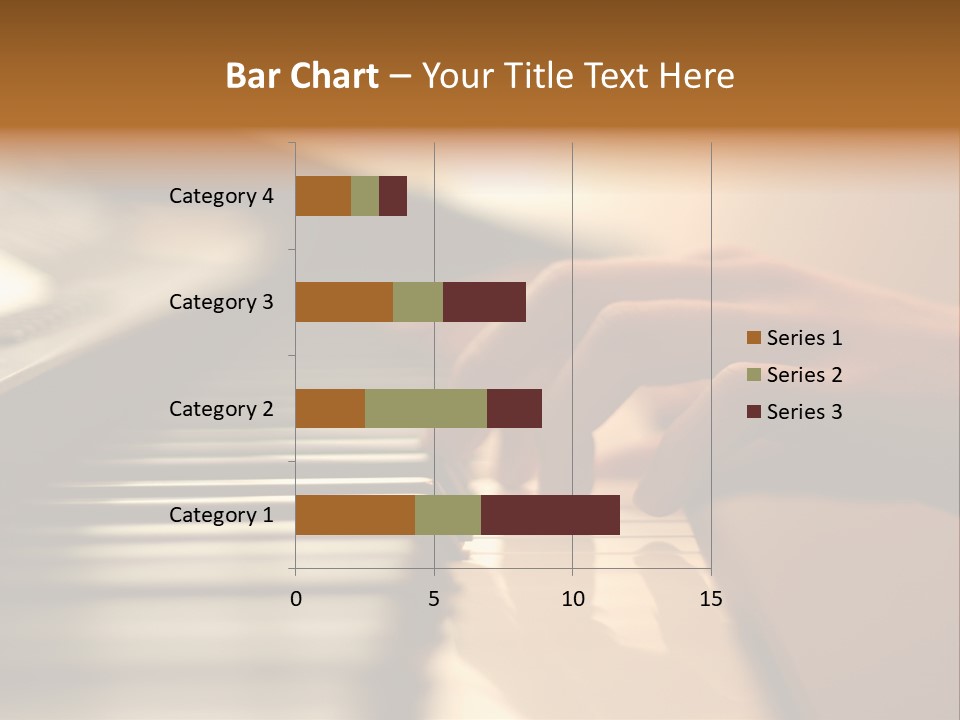 A Person Playing A Piano With Their Hands PowerPoint Template