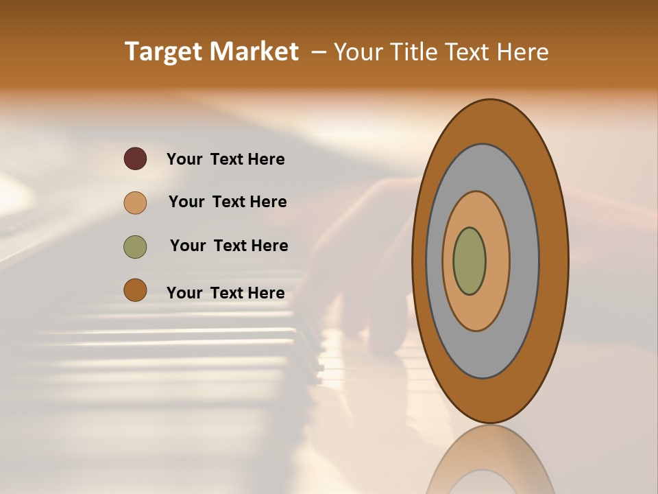 A Person Playing A Piano With Their Hands PowerPoint Template