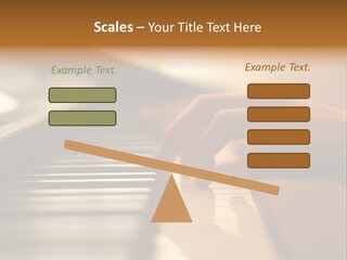 A Person Playing A Piano With Their Hands PowerPoint Template
