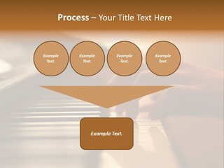 A Person Playing A Piano With Their Hands PowerPoint Template