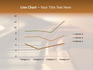 A Person Playing A Piano With Their Hands PowerPoint Template