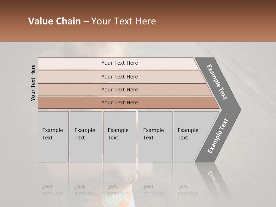 A Little Girl Holding A Teddy Bear In Her Arms PowerPoint Template