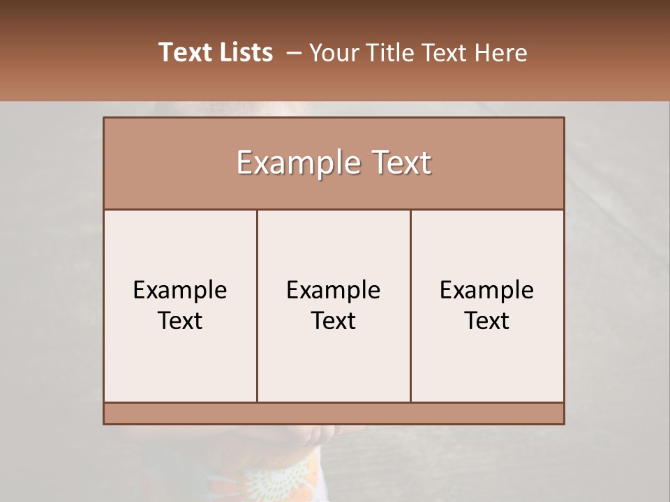 A Little Girl Holding A Teddy Bear In Her Arms PowerPoint Template