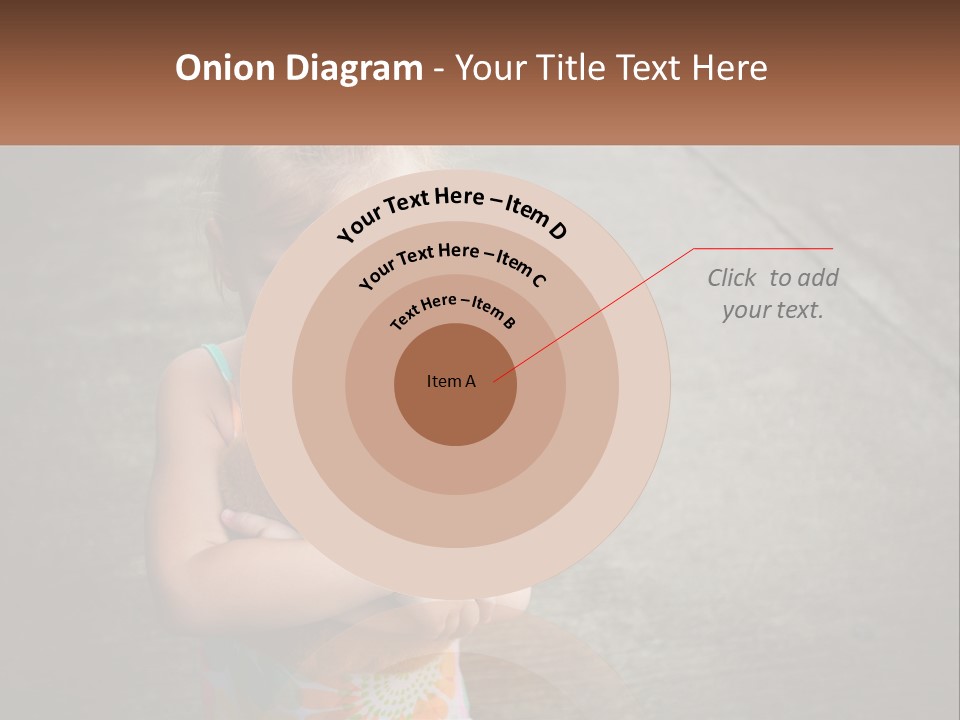 A Little Girl Holding A Teddy Bear In Her Arms PowerPoint Template