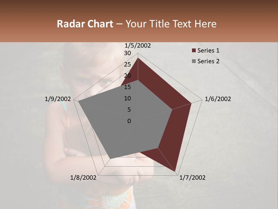 A Little Girl Holding A Teddy Bear In Her Arms PowerPoint Template