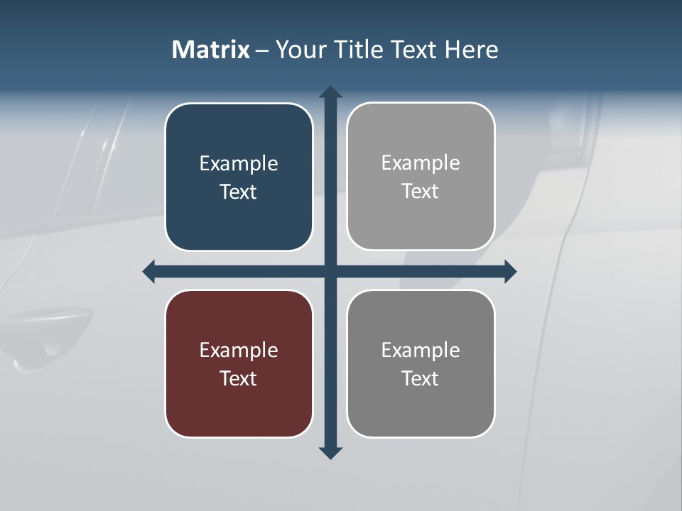 A Car Is Shown With The Door Handle Open PowerPoint Template