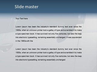 A Car Is Shown With The Door Handle Open PowerPoint Template