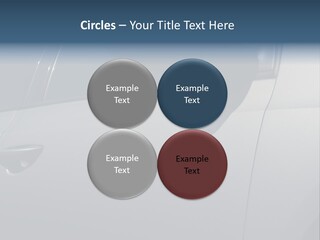 A Car Is Shown With The Door Handle Open PowerPoint Template