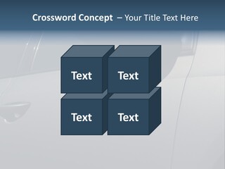 A Car Is Shown With The Door Handle Open PowerPoint Template