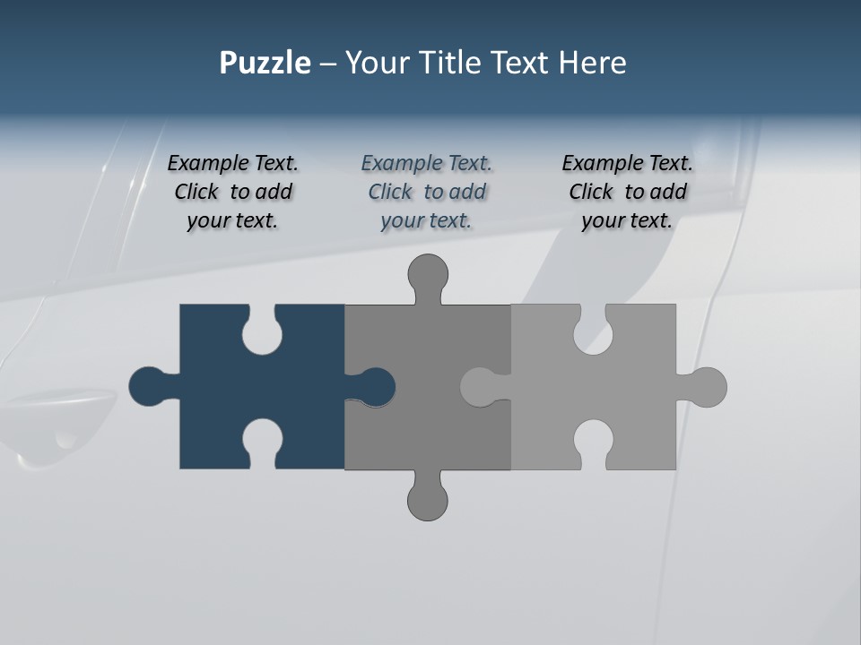 A Car Is Shown With The Door Handle Open PowerPoint Template