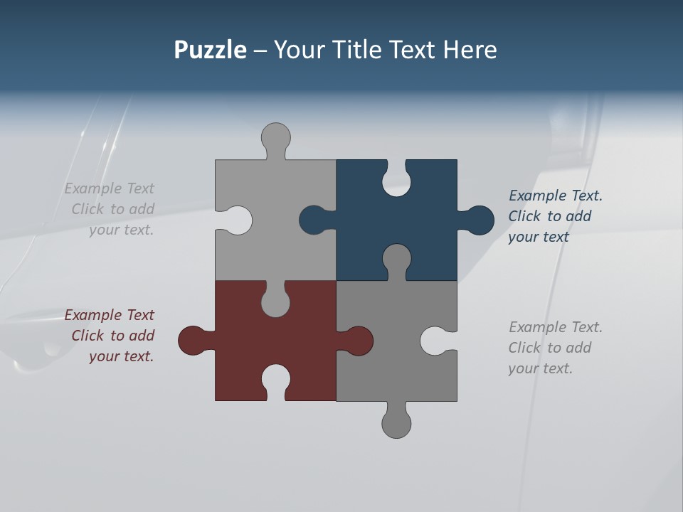 A Car Is Shown With The Door Handle Open PowerPoint Template